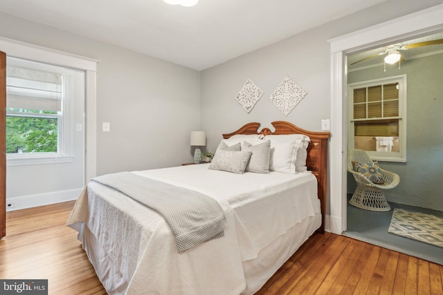 1411 W St, Annapolis, MD 21401 - bedroom featuring baseboards and wood finished floors