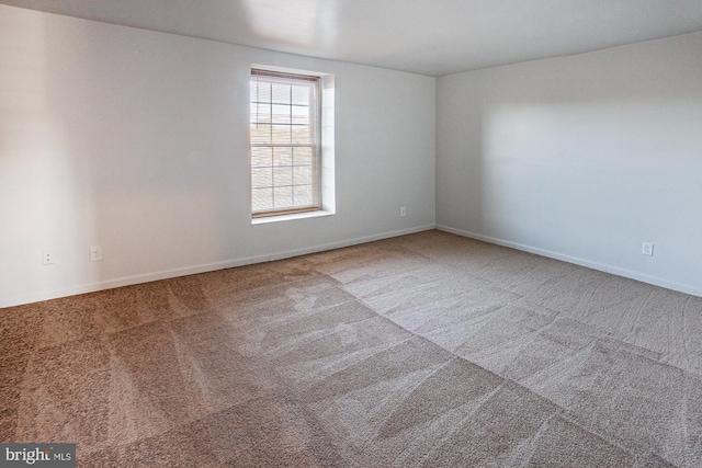 unfurnished room with carpet