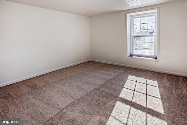 unfurnished room with carpet