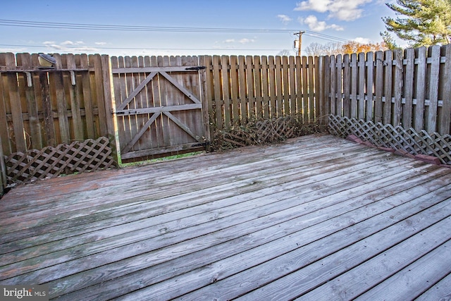 view of deck