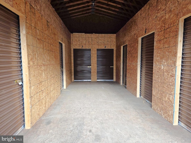 view of storage area