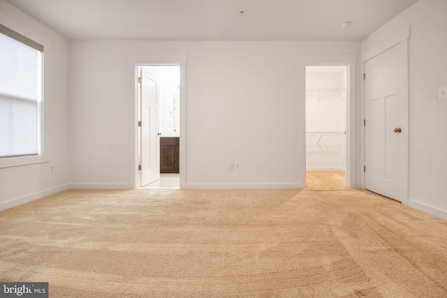 empty room with light carpet