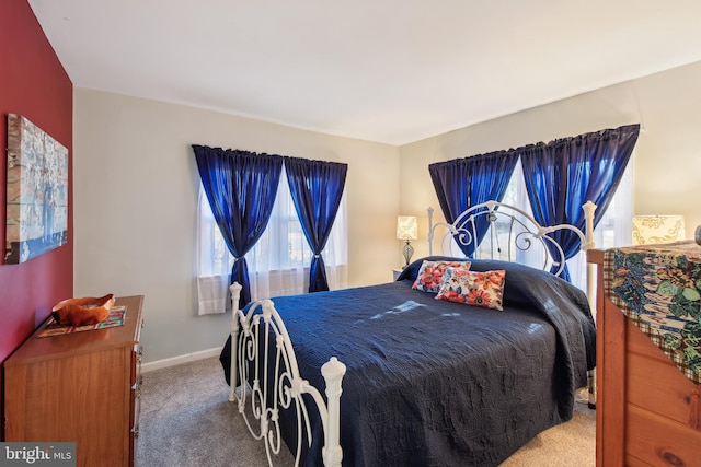 bedroom featuring carpet floors