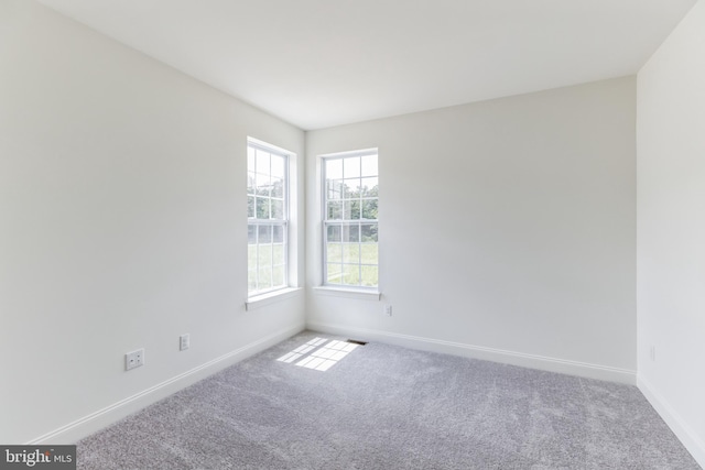 empty room featuring carpet floors