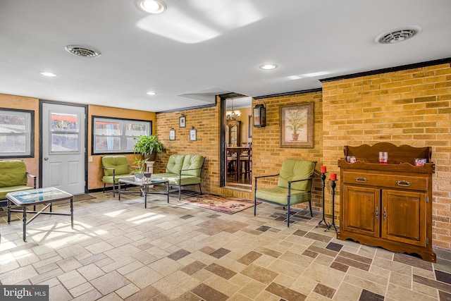 view of community lobby