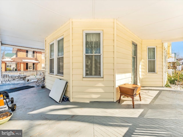 view of patio / terrace with covered porch