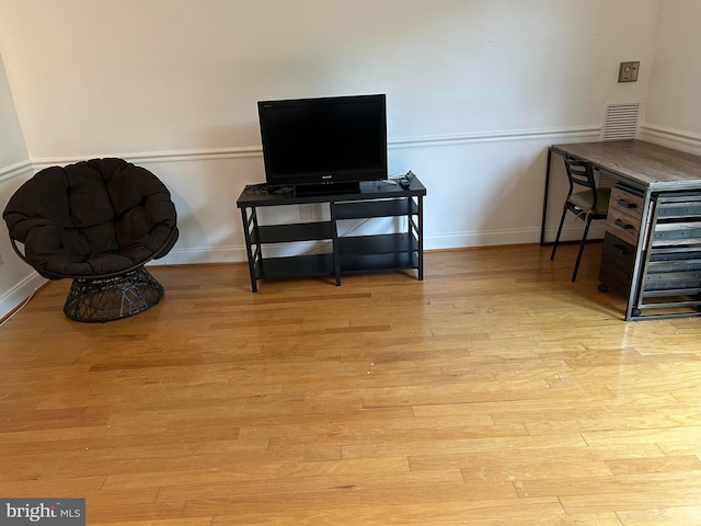 interior space featuring light hardwood / wood-style flooring