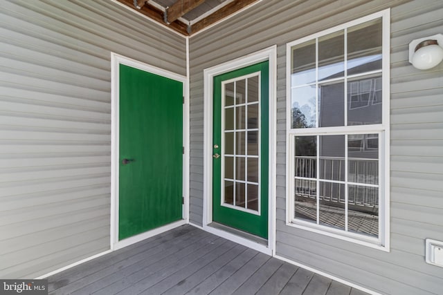 45512 Westmeath Unit B21, Great Mills, MD 20634 - entrance to property featuring a wooden deck