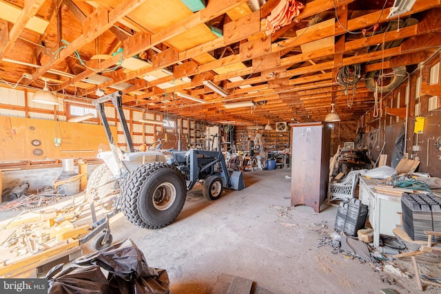 misc room featuring concrete floors