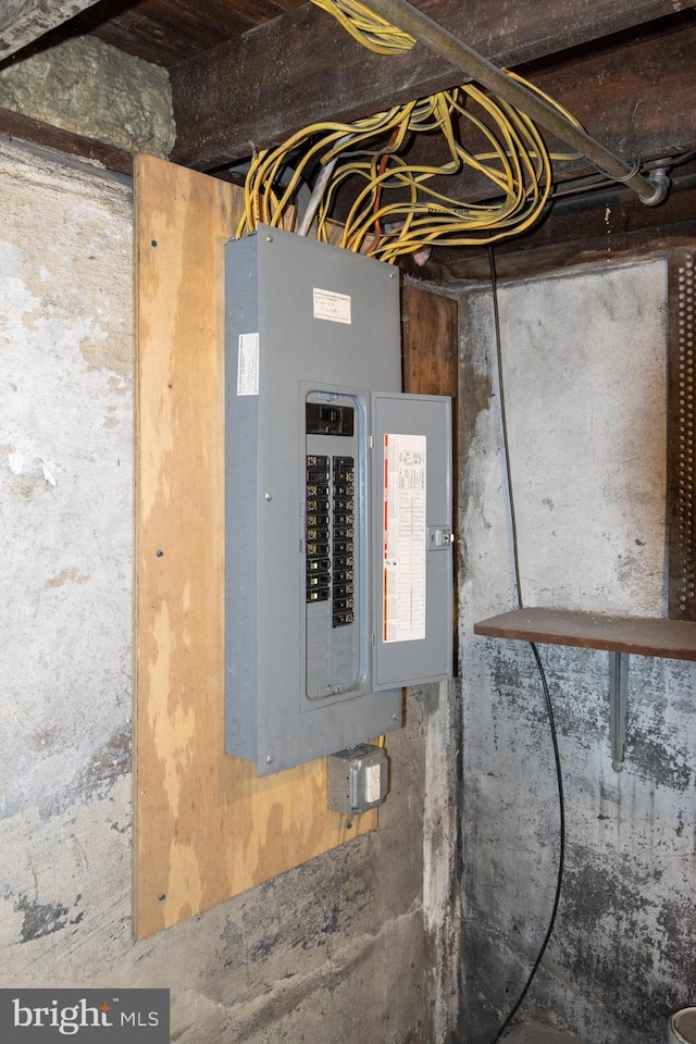 utilities with electric panel