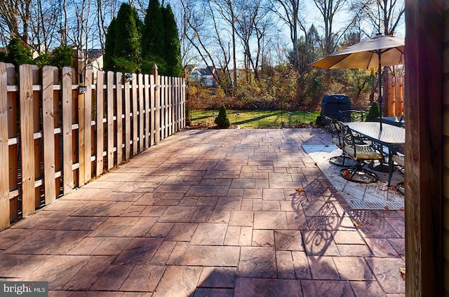 view of patio