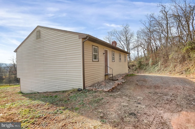 view of property exterior