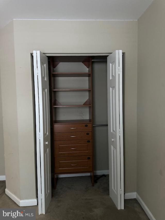 view of closet