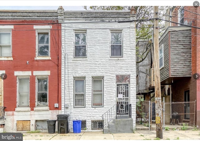 1907 Page St, Philadelphia, PA 19121 - view of property with stone siding and entry steps