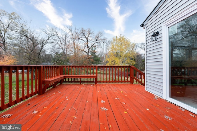 view of deck