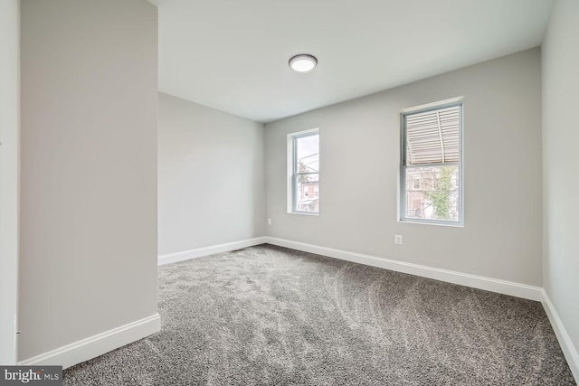 spare room with carpet flooring