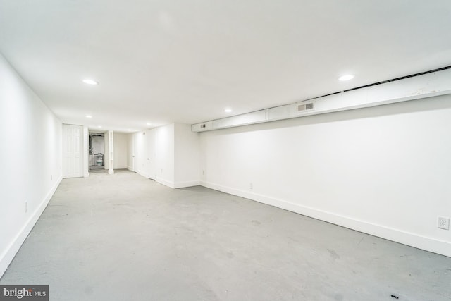 829 Chauncey Ave, Baltimore, MD 21217 - finished basement featuring recessed lighting and baseboards
