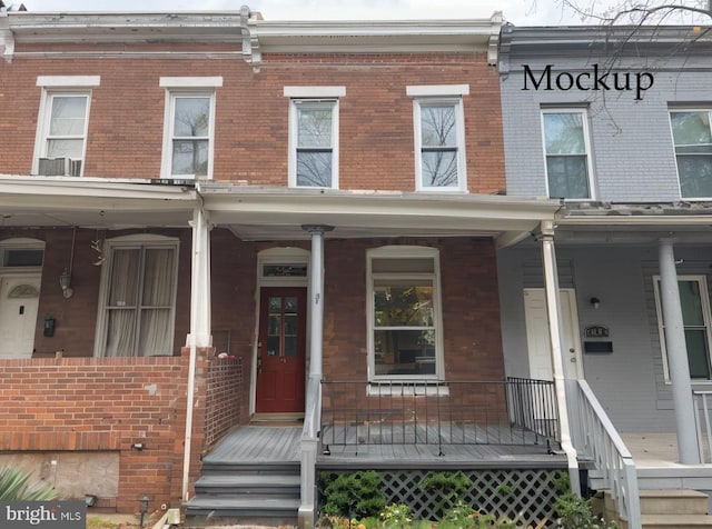 multi unit property featuring covered porch