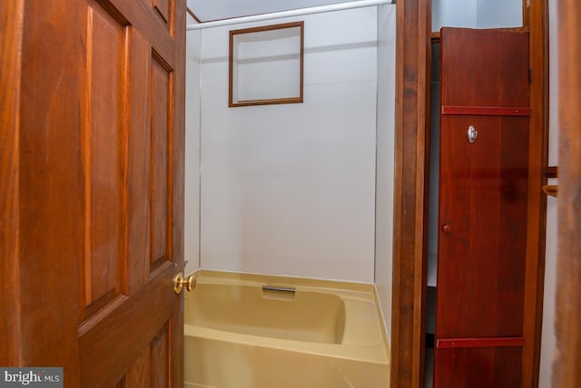 bathroom with independent shower and bath