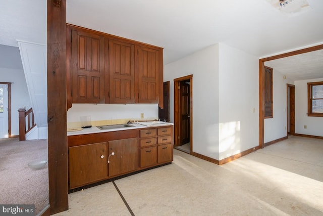 kitchen featuring sink