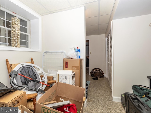 view of storage room