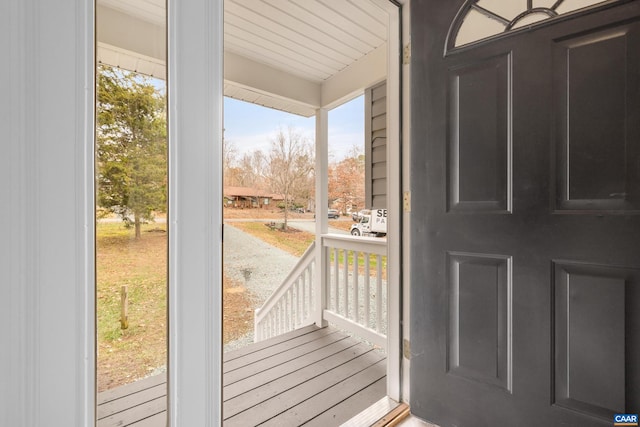 doorway featuring plenty of natural light