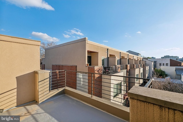 view of patio / terrace featuring a balcony