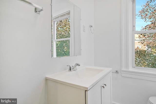 3917 Ridgewood Ave, Baltimore, MD 21215 - bathroom with vanity and toilet