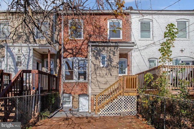 view of rear view of property