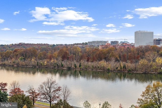 property view of water