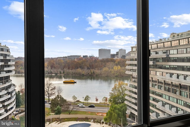 2510 Virginia Ave NW Unit 1104-N, Washington, DC 20037 - water view with nearby urban area