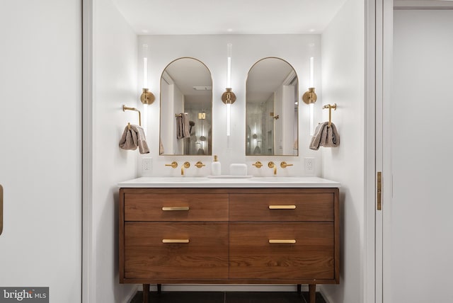 2510 Virginia Ave NW Unit 1104-N, Washington, DC 20037 - bathroom with double vanity and a shower