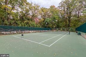 view of tennis court