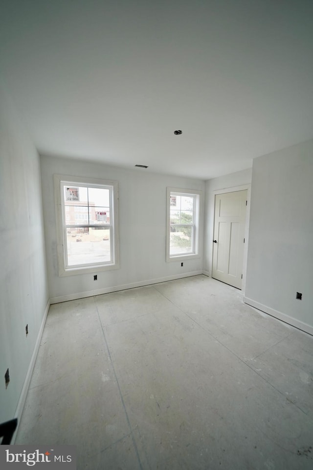 view of unfurnished room