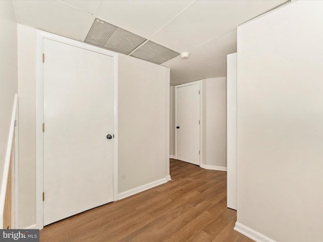 interior space featuring light hardwood / wood-style floors