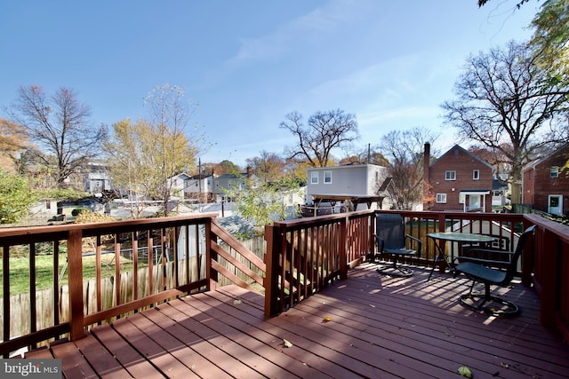 view of deck