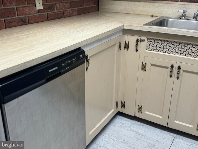 kitchen with dishwasher and sink