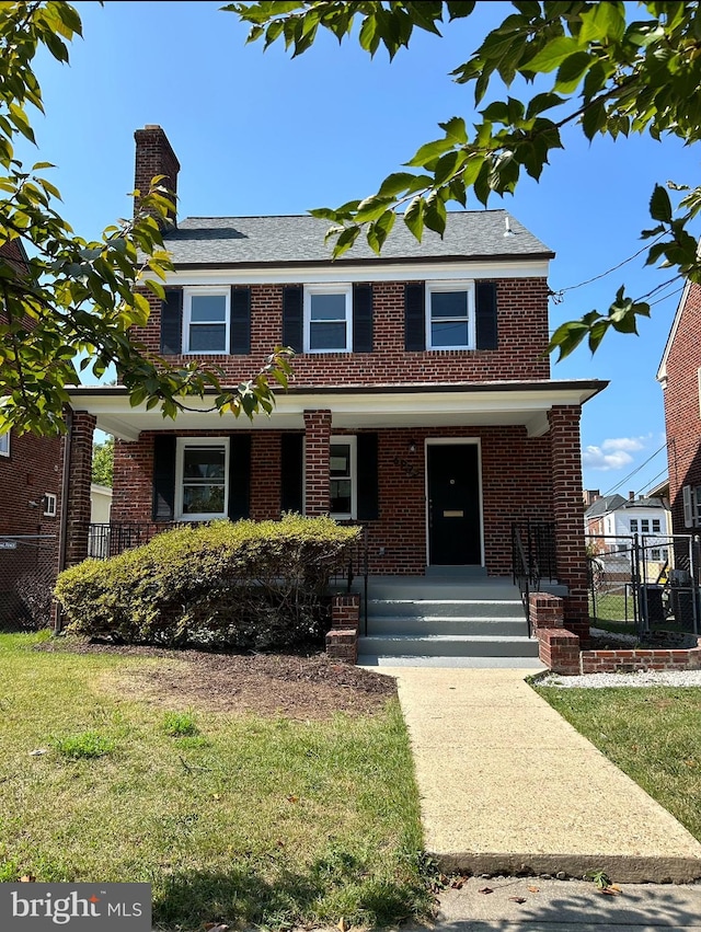 view of front of home featuring a porch