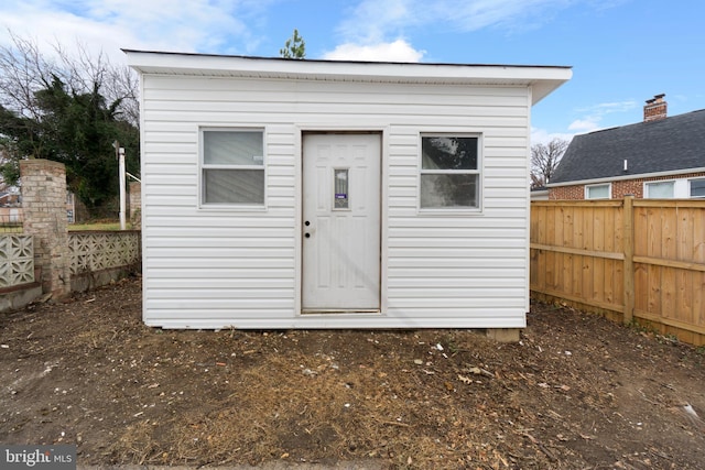 view of outbuilding