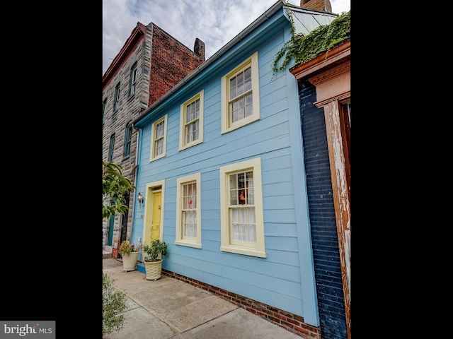 view of back of property