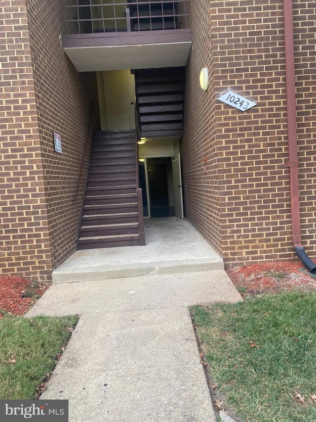 10243 Prince Pl Unit 28-307, Upper Marlboro, MD 20774 - property entrance with brick siding
