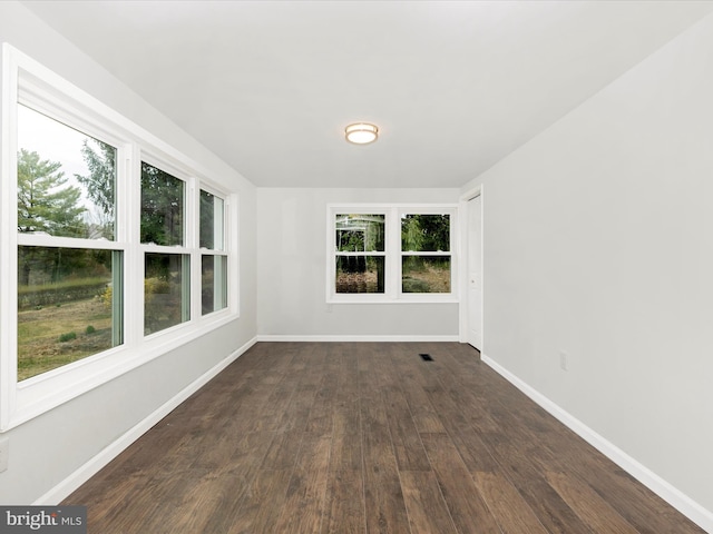 9732 Garis Shop Rd, Hagerstown, MD 21740 - spare room with dark wood-style floors and baseboards