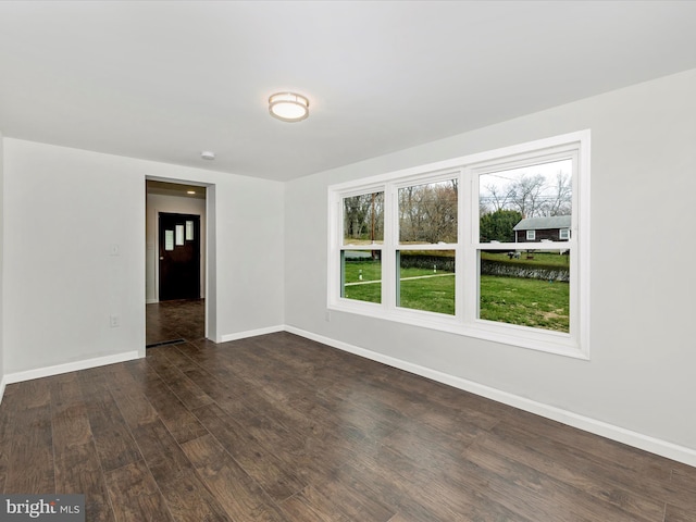9732 Garis Shop Rd, Hagerstown, MD 21740 - unfurnished room with dark wood finished floors and baseboards
