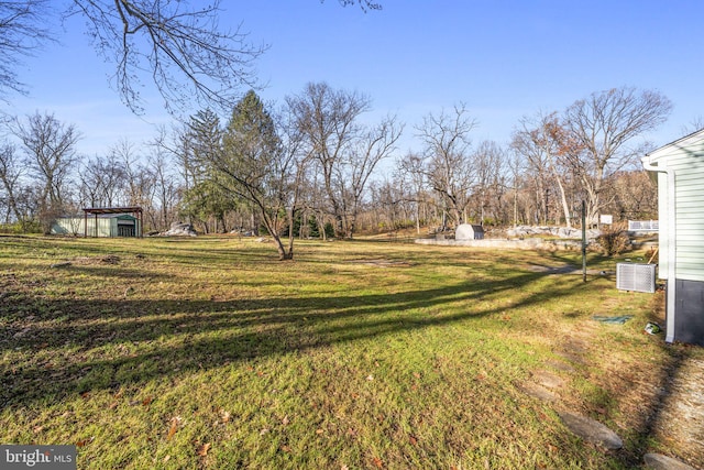 9732 Garis Shop Rd, Hagerstown, MD 21740 - view of green lawn featuring central air condition unit
