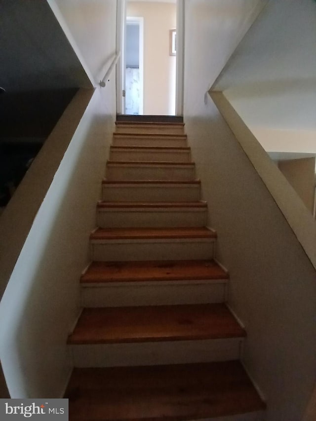 view of stairs