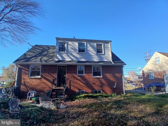 view of rear view of property