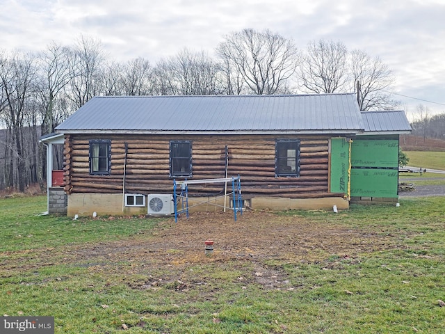 exterior space with ac unit