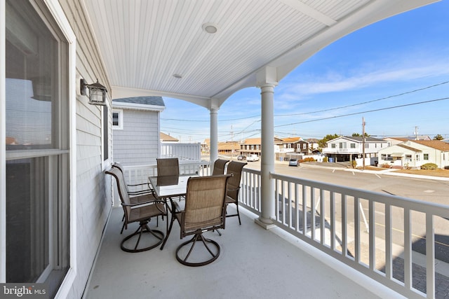 balcony with a porch