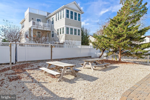 220 Taylor Ave, Beach Haven, NJ 08008 - back of property with a balcony