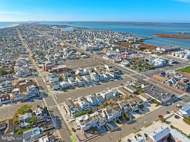 220 Taylor Ave, Beach Haven, NJ 08008 - aerial perspective of suburban area featuring a large body of water